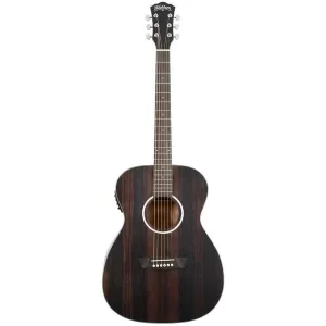 Washburn DFEFE-A-U Deep Forest Ebony FE Electro-Acoustic Guitar - Striped Ebony
