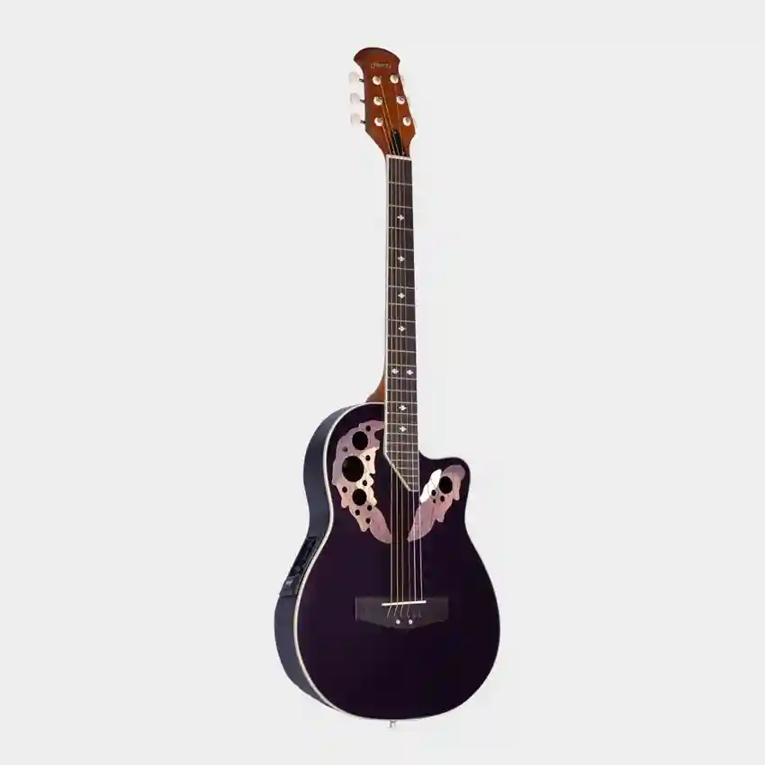Hertz HZR 3801E Electro-Acoustic Guitar - Black
