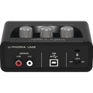 Behringer U-PHORIA UM2 2 x 2 Audio interfacce with USB 2.0