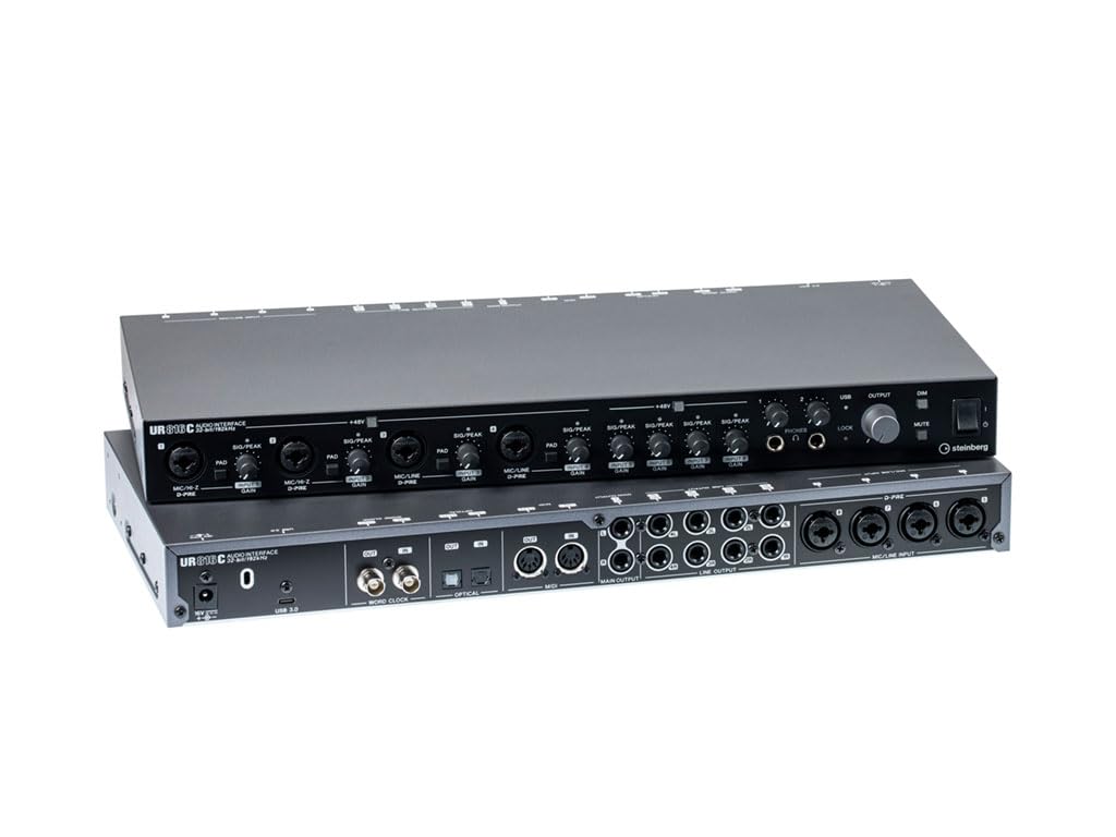 Steinberg UR816C Rackmountable USB 3.0 Audio Interface, 8-in/8-out Steinberg UR816C Rackmountable USB 3.0 Audio Interface, 8-in/8-out