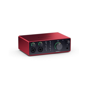 Focusrite Scarlett 4i4 4th gen. USB audio interface for musicians, songwriters, guitarists and content creators.Studio recording, hi-fi and all necessary software
