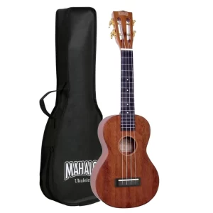 Mahalo MJ3TBR Java Series Tenor Ukulele 27” w/bag - Transparent Brown