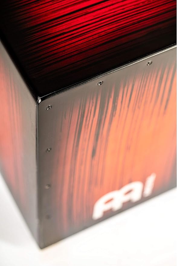 Meinl Percussion HCAJ2RTS Headliner Series String Cajon, Rojo Tiger Stripe - Image 2