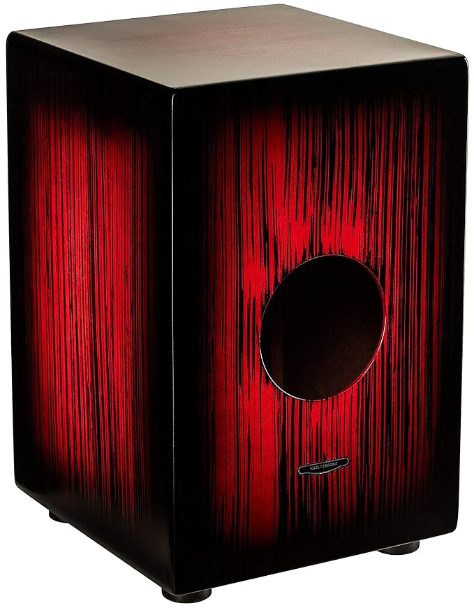 Meinl Percussion HCAJ2RTS Headliner Series String Cajon, Rojo Tiger Stripe - Image 3
