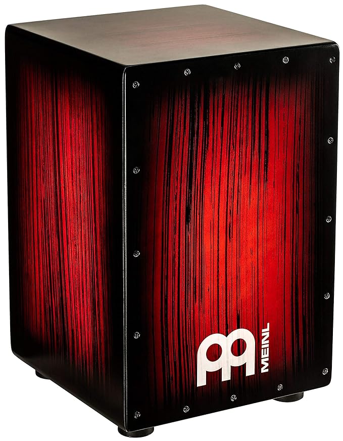 Meinl Percussion HCAJ2RTS Headliner Series String Cajon, Rojo Tiger Stripe - Image 4