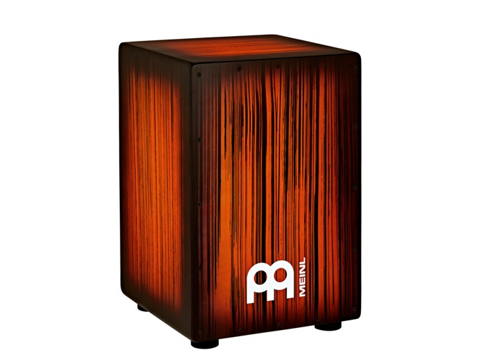 Meinl Percussion HCAJ2RTS Headliner Series String Cajon, Rojo Tiger Stripe