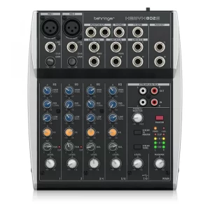 Behringer XENYX 802S Premium Analog 8-Input Mixer with USB Streaming Interface