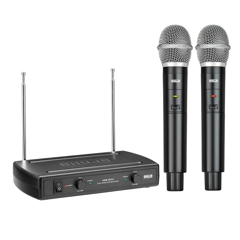 Ahuja AWM 495V2 Dual Hand Wireless Microphone