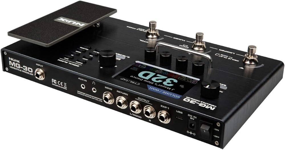 NUX MG-30 Versatile Modeler Guitar Multi-Effects Pedal - Guitar