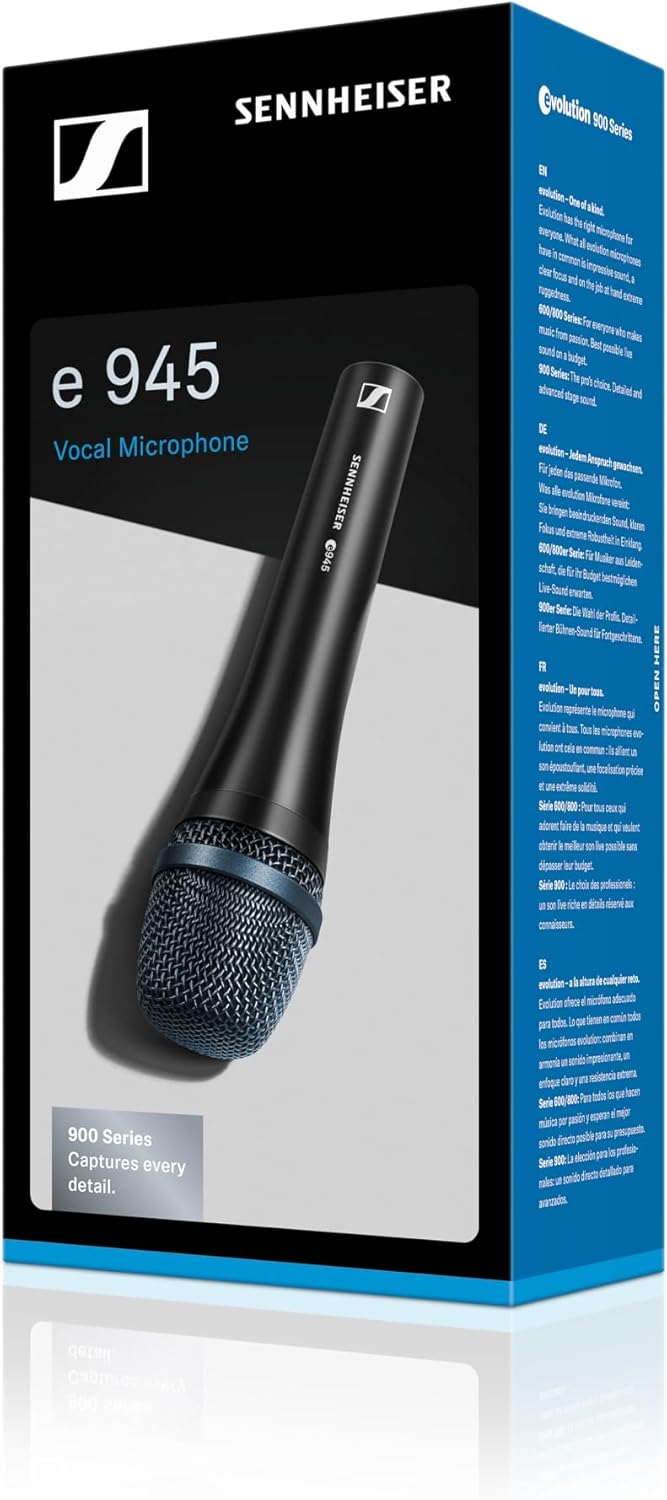 Sennheiser E 945 Supercardioid Dynamic Vocal Microphone - Image 2