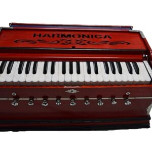 Harmonica Delux Model 9 Stopper, 42 Keys 7 Bellow Harmonium with Coupler