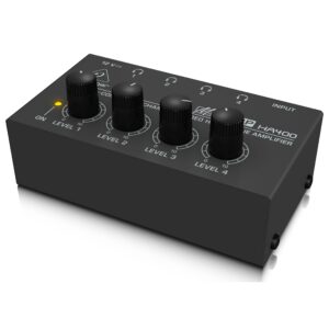 Behringer HA400 Ultra-Compact 4-Channel Stereo Headphone Amplifier