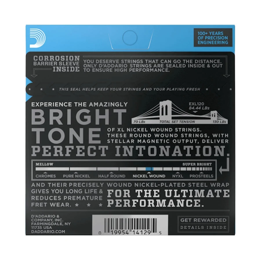 Daddario EXL120 Super Light Electric Guitar Strings 09-42 - Image 2