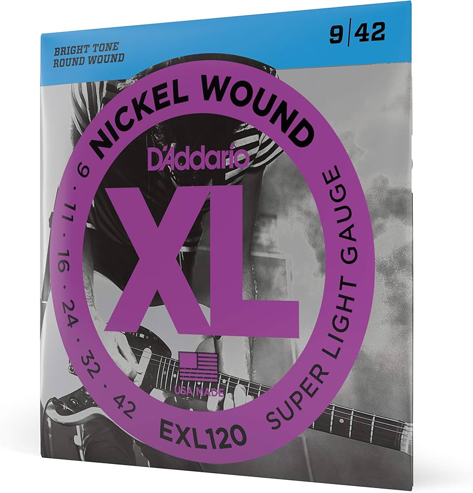 Daddario EXL120 Super Light Electric Guitar Strings 09-42