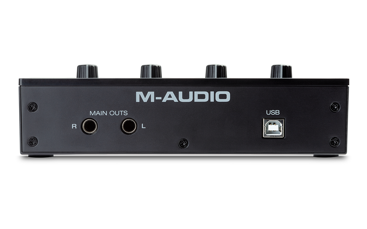 M-Audio M-Track Duo 2-channel USB Audio Interface with 2 Combo Inputs with Crystal Preamps, and Phantom Power - Image 2