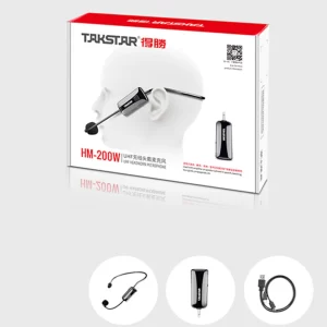 Takstar HM-200W Headset Wireless UHF Microphone