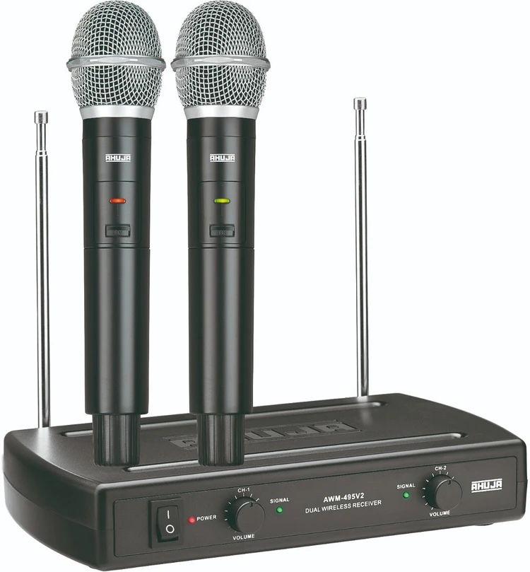 Ahuja AWM 495V2 Dual Hand Wireless Microphone - Image 4