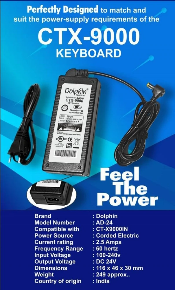 Casio CTX-9000 Adaptor AD-24