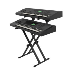 Double Electronic Keyboard Stand, Heavy Quality