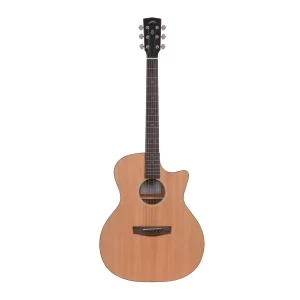Hex GA70CE - Natural matt Semi-acoustic guitar