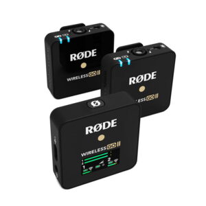 Rode Wireless Go II Dual Channel Wireless Microphone System, Black (Model Number: WIGOII) Rode