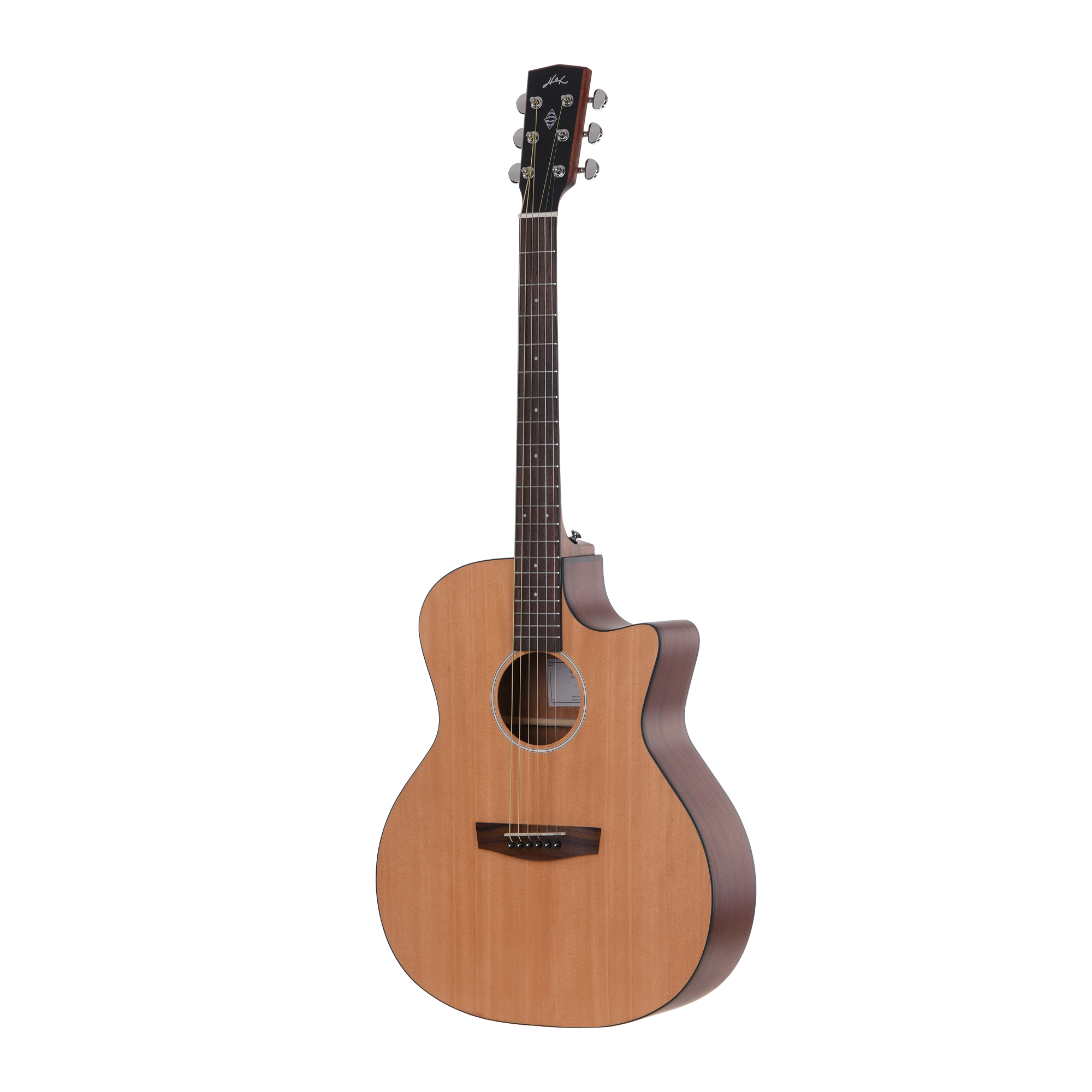 Hex GA70CE - Natural matt Semi-acoustic guitar - Image 5