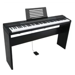 Techno Piano TP885 | 88 Key Lighting Keyboard Touch Function, 140 Timbers | 6 Voice, DC 12v