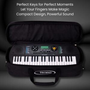 TECHNO TKB-5995 Electronic Keyboard, Compact Design