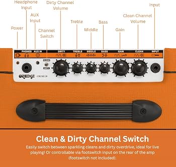Orange Crush 20 Twin-Channel 20 W Guitar AmplifieR - Image 3