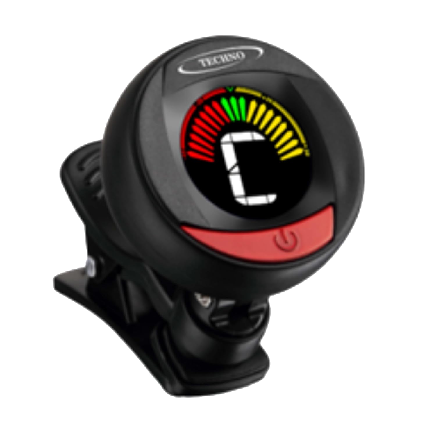 Techno Digital Clip-On Guitar Tuner, Black Matte Finish - Image 4